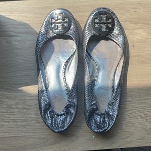 Tory Burch Snakeskin ballet flats